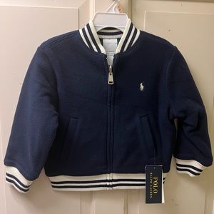 Polo RL Toddler Fleece Reversible Bomber Jacket *NWT*